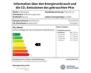 VW Volkswagen Polo Life 1.0 TSI SITZHZ+PDC+HHC+CARPLA Gebrauchtwagen