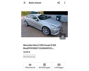 Mercedes-Benz E 250 Gebrauchtwagen