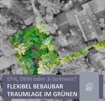 3 RH, 2 DHH od. großes EFH | Baugrundstück | Naturnah & Privat | Kein Altbestand - Grasbrunn