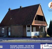 ***Barßel - charmantes Einfamilienhaus mit 4.100qm großem Grundstück*** ***Neu kalkuliert***