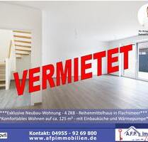 ***Exklusive Neubau-Wohnung - 4 ZKB - Reihenmittelhaus in Flachsmeer*** - Westoverledingen