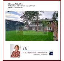 Gütersloh - Erdgeschoss mit Terrasse und Garten in einem 2 Familienhaus Nähe LWL