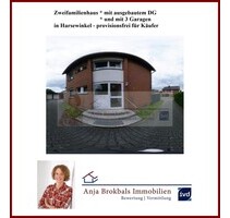 Zweifamilienhaus mit ausgebautem DG und 3 mit Garagen in Harsewinkel, provisionsfrei für Käufer