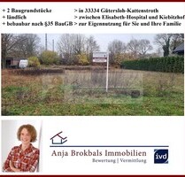 2 Baugrundstücke Nähe Kiebitzhof - bauträgerfrei und provisionsfrei für Käufer in Gütersloh