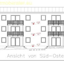 Projektiert 4-Zi-Neubauwohnung WFL ca. 104 m² Erdgeschosss mit Terrasse und eig. Gartenanteil Garage und Kfz-Stellplatz Bezug Ende 2026. - Speichersdorf