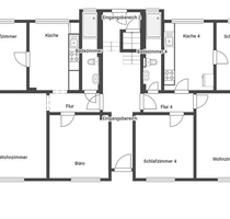 Schöne 3,5 Zi Wohnung (EG, ca 65m2) in D-Derendorf-Unterrath zu vermieten mit schönen grossen Garten - Düsseldorf