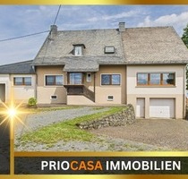 ALLEIN-LAGE Großes Haus für Familie & Gäste – 231 m² Wohnfläche, Kegelbahn, Gaststätte mit Einliegerpotenzial & 6.503 m² Grundstück - Roth bei Prüm