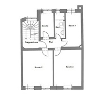 Geschmackvolle, modernisierte 3-Raum-DachgeschossWohnung - Hamburg
