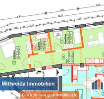 Hochwertig sanierte 3-Raum-Wohnung im 1.OG mit Balkon *Erstbezug* - Hainichen