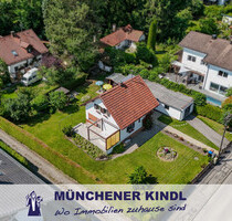 • GRUNDSTÜCK MIT ALTBESTAND - NEUBAU: EFH, ZFH oder DH mit Südausrichtung • - Gauting