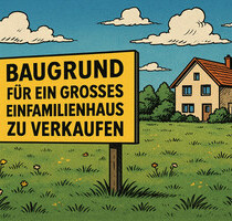 Baugenehmigung vorhanden! Grundstück für ein sehr großes Einfamilienhaus. - München