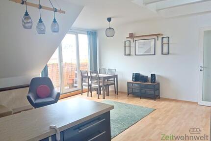 (EF1382_M) Erfurt: Krämpfervorstadt, möblierte Maisonette-Wohnung mit 2 Schlafzimmern und Balkon in der City