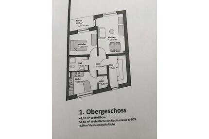 Wohnung in Geldern - 530,00&nbsp;EUR Kaltmiete, ca.&nbsp; 50,00&nbsp;m&sup2; in Geldern (PLZ: 47608)