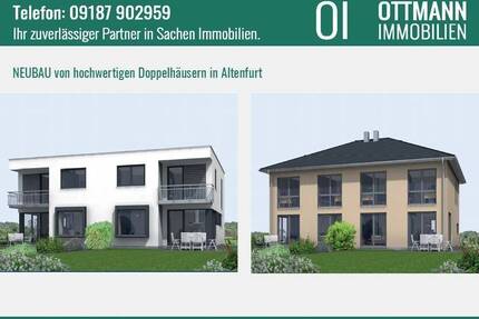 NEUBAU von modernen Doppelhäusern - Nürnberg Altenfurt
