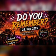 DO YOU REMEMBER - BACK TO SCHOOL, BUT THIS TIME IT'S A PARTY