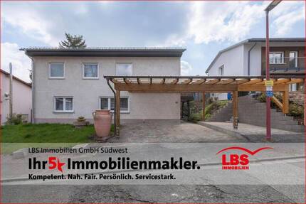 Gepflegtes Zweifamilienhaus mit Garten, Terrasse & großem Carport in ruhiger Lage - Rockenhausen