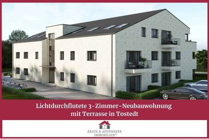 Lichtdurchflutete 4-Zimmer-Neubauwohnung mit Terrasse in Tostedt - Tostedt / Todtglüsingen
