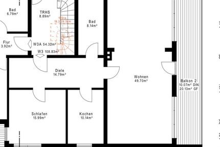 Familienfreundliche 3 Zimmerwohnung - Neuental