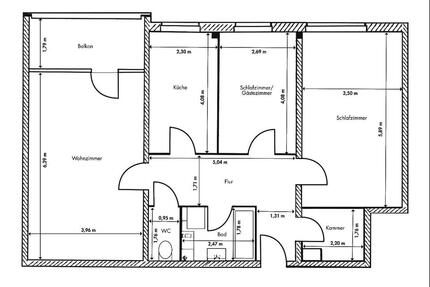 Helle 3-Zimmer Wohnung in Köln-Urbach