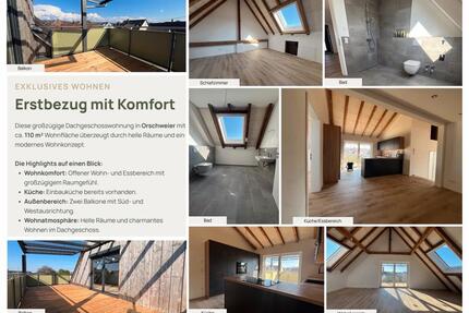 Wohnung DG - Erstbezug - 1.210,00&nbsp;EUR Kaltmiete, ca.&nbsp; 110,00&nbsp;m&sup2; in Kippenheim (PLZ: 77971)