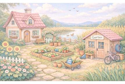 Kleines Haus mit Garten - 1.100,00&nbsp;EUR Kaltmiete, ca.&nbsp; 129,00&nbsp;m&sup2; in Wilhelmsdorf (PLZ: 88271)