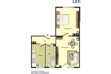 Wohnung zum Mieten in Remscheid 459,00 € 56.31 m²