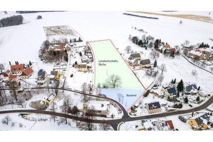 Großzügiges Grundstück mit ca. 7.820 m² und ca. 1.000 m² Bauland in Niedercrossen - Erlau / Crossen