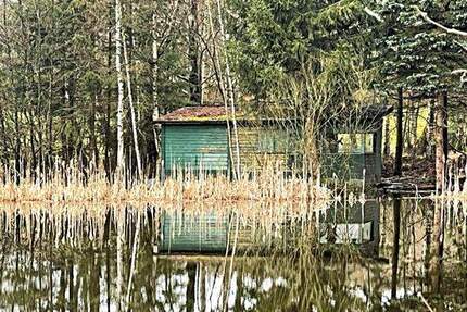 Grundstück mit 2 Weihern und kleiner Fischerhütte - Bad Weißenstadt am See