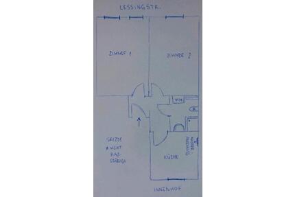 Nachmiete: 2-Raum Altbauwohnung im Paulusviertel - Halle (Saale) Am Wasserturm/Thaerviertel