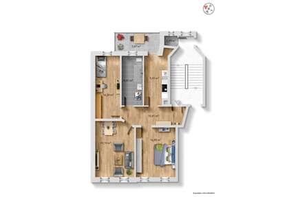 Wohnung zum Kaufen in Leipzig-Schleusig 290.000,00 € 85.5 m²