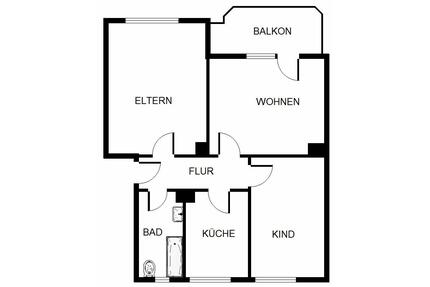 3-Zimmer-Wohnung in Gelsenkirchen Scholven