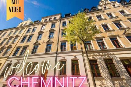 ++ frisch renovierte, schicke 3-Raum-Wohnung mit Balkon & Altbaucharme - in Chemnitz ++