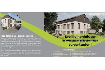 Reihenhaus - Baubeginn Herbst 2026 - 10 Min. zu BMW & zur U2 - München Am Hart