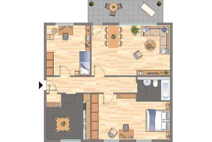 Wohnung zum Mieten in Alsdorf 489,00 € 68 m²