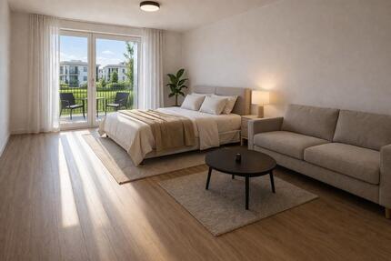 Erstbezug – Möblierte 1-Zimmer-Wohnung (41 m²) - Möbliert - Augsburg