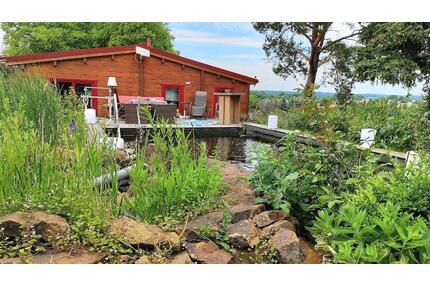 Exklusives Blockbohlenhaus ….wohnen wie im Urlaub - Grimma