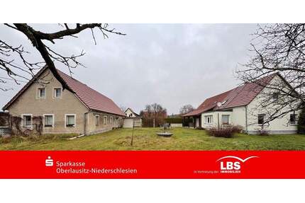 Ein Grundstück- Zwei Häuser - 99.000,00&nbsp;EUR Kaufpreis, ca.&nbsp; 60,00&nbsp;m&sup2;&nbsp;Wohnfl&auml;che in Rothenburg (PLZ: 02929) Neusorge