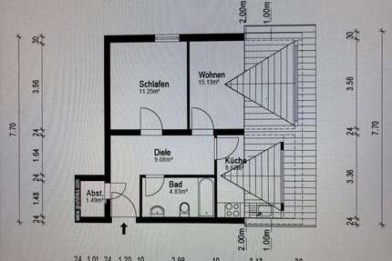 Wohnung zum Mieten in Weinheim 800,00 € 60.41 m²