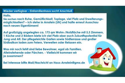 Wieder verfügbar - Einfamilienhaus - Arnstein