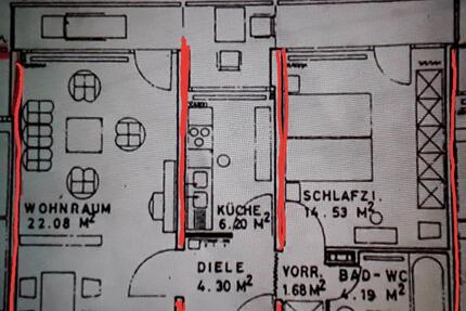 2 ZKB,Bad, Balkon zu verkaufen - 215.000,00&nbsp;EUR Kaufpreis, ca.&nbsp; 57,00&nbsp;m&sup2; in Augsburg (PLZ: 86167) Lechhausen