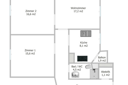3-Zimmer 75 m2 Altbauwohnung mit Klimaanlage zu vermieten - Leverkusen Opladen
