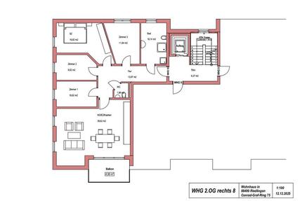 Wohnung mit 5,5 Zimmer - 1.280,00&nbsp;EUR Kaltmiete, ca.&nbsp; 118,00&nbsp;m&sup2; in Riedlingen (PLZ: 88499)
