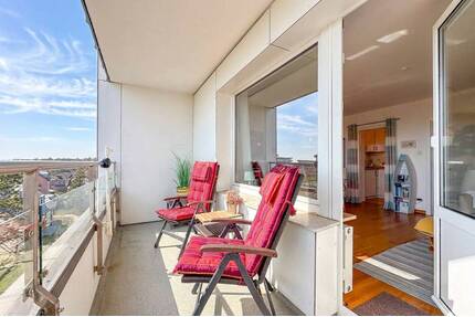 St. Peter-Ording-Bad: Meerblick.Balkon.Tiefgarage.Ferienvermietung. - Sankt Peter-Ording / Bad Sankt Peter