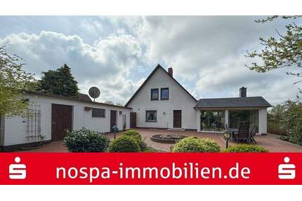 Top gepflegt! Teilunterkellertes Einfamilienhaus mit Wintergarten, Garage und Terrasse! - Lindewitt Sillerup