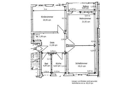 3 Zimmer Eigentumswohnung (89,17 m²) mit Balkon von privat. - Berlin Spandau