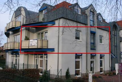 zentrale Wohnung für Zwei mit Aufzug und Balkon - Gotha