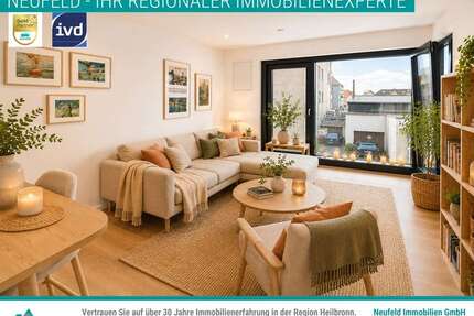 Wohnung zum Mieten in Heilbronn 1.026,00 € 54.03 m²