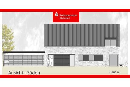 Wie ein kleines Haus - 320.938,00&nbsp;EUR Kaufpreis, ca.&nbsp; 72,40&nbsp;m&sup2;&nbsp;Wohnfl&auml;che in Emsdetten (PLZ: 48282)