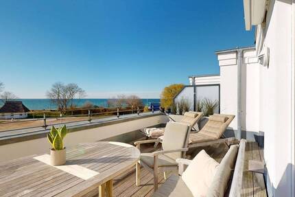 Exklusives Apartment mit Meerblick & 35 m²- Dachterrasse an der Ostsee - Bad Doberan Heiligendamm