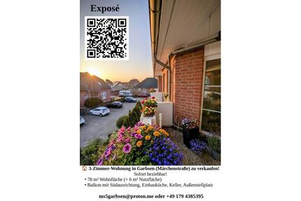 Garbsen Märchenstraße, helle 3-Zimmerwohnung von privat